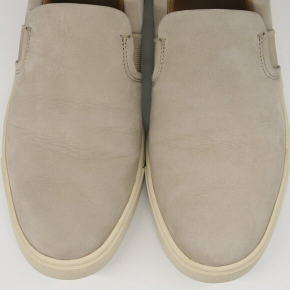 Frye Ivy Suede Leather Slip On Casual Women's Sneakers Shoes Beige Taupe‎ Sz 10 - Picture 4 of 15